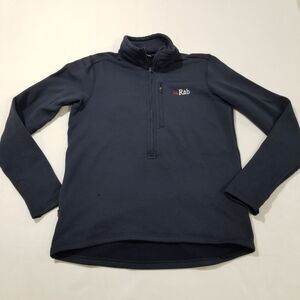Rab Mens Medium PS Zip Top Pull On Polartec Mid Layer Walking Hiking Camping